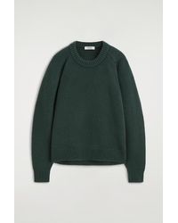 COS - Rounded Pure Cashmere Crew-Neck Jumper - Lyst