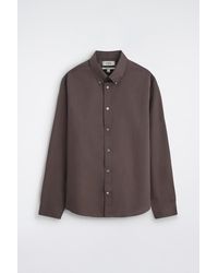 COS - Button-Down Collar Brushed Oxford Shirt - Lyst