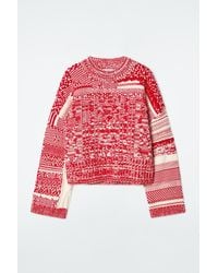 COS - Fair Isle Wool And Cashmere Sweater - Lyst