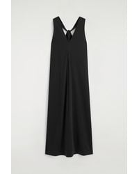 COS - Twist-Back Jersey Midi Dress - Lyst