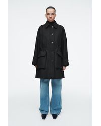 COS - Workwear-Wollmantel Mit Oversized-Passform - Lyst