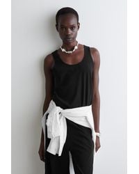 COS - Tanktop Aus Baumwoll-Leinen-Mix - Lyst