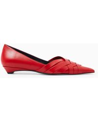 COS - Crossover Ballet Flats - Lyst