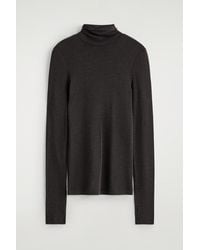 COS - Merino Wool Turtleneck Top - Lyst