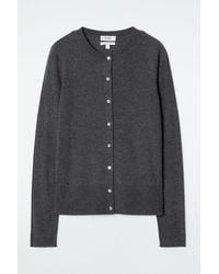 COS - Fine Pure Cashmere Cardigan - Lyst