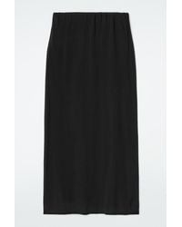 COS - Sheer Knitted Skirt - Lyst