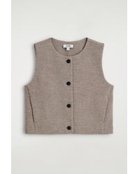 COS - Boiled Merino Wool Vest - Lyst