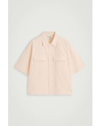 COS - Relaxed Flap-Pocket Utility Shirt - Lyst