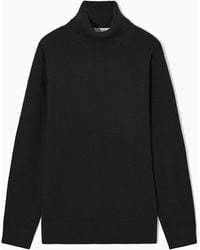COS - Wool-cashmere Turtleneck Sweater - Lyst