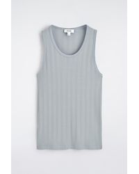 COS - Slim-Fit Wide-Rib Cotton Tank Top - Lyst