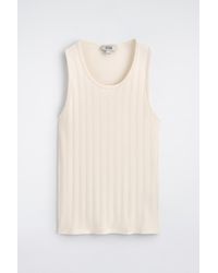 COS - Slim-Fit Wide-Rib Cotton Tank Top - Lyst