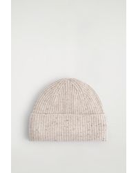 COS - Wool-Cashmere Beanie - Lyst