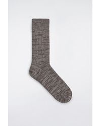 COS - Chunky Ribbed Wool-Blend Socks - Lyst