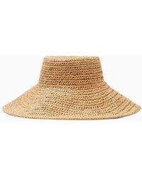 COS - Woven Straw Hat - Lyst