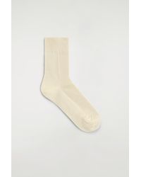 COS - 2-pack Ribbed Panel Socks - Lyst