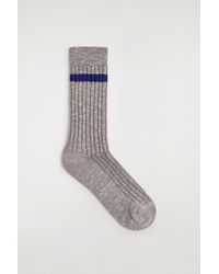 COS - Chunky Rib-Knit Socks - Lyst