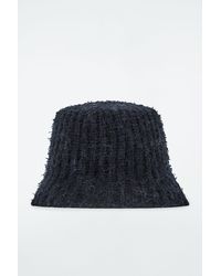 COS - Textured Bucket Hat - Lyst
