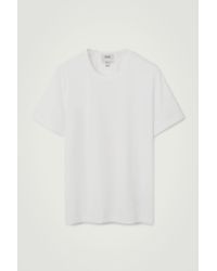 COS - Brushed Cotton T-shirt - Lyst