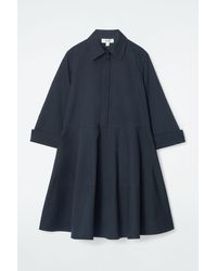 COS - Cotton Utility Shirt Dress - Lyst