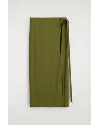 COS - Sarong Wrap Skirt - Lyst