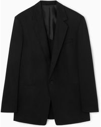 COS - Longline Single-breasted Blazer - Relaxed - Lyst