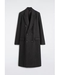COS - Double-Breasted Wool-Blend Long Coat - Lyst