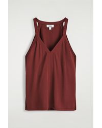 COS - Knitted V-Neck Tank Top - Lyst