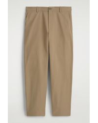 COS - Cotton Regular-Fit Straight-Leg Chinos - Lyst