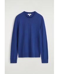 COS - Slim Merino Wool Crew-Neck Sweater - Lyst