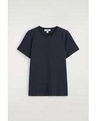COS - Cotton Crew-Neck T-Shirt - Lyst