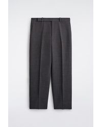 COS - Wool-Blend Straight-Leg Pants - Lyst