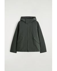 COS - Technical Cotton Hooded Jacket - Lyst