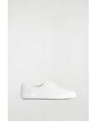 COS - Canvas Plimsoll Trainers - Lyst