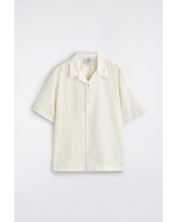 COS - Camp-collar Linen Shirt - Lyst