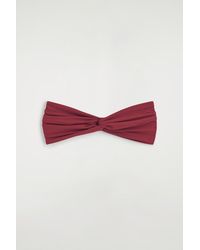 COS - Twisted Textured Bandeau Bikini Top - Lyst