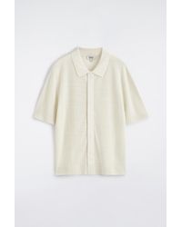 COS - Textured Knitted Linen Shirt - Lyst