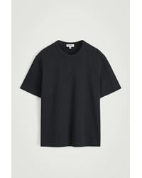 COS - Interlock Cotton Crew-Neck T-Shirt - Lyst