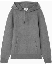 COS - Relaxed-fit Knitted Hoodie - Lyst