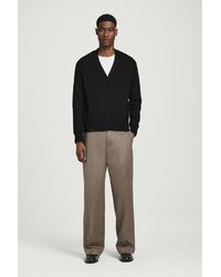 COS - Lockere Baumwollhose Mit Geradem Bein - Lyst