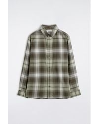 COS - Checked Pima Cotton Shirt - Lyst