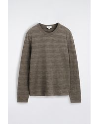 COS - Geometric-Knit Merino Wool Jumper - Lyst