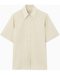 COS - Short-sleeved Tunic Shirt - Lyst