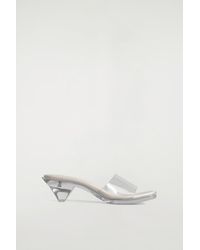 COS - Perspex Kitten-Heel Mules - Lyst