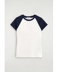 COS - Slim Cotton T-Shirt - Lyst