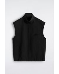 COS - Tailored Funnel-Neck Wool Gilet - Lyst