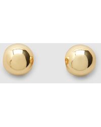 COS Spherical Stud Earrings - Metallic