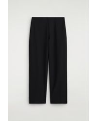 COS - Cropped Straight-Leg Trousers - Lyst