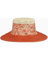 COS - Straw Bucket Hat - Lyst