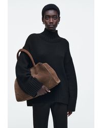 COS Eastside Bowling Bag - Leather in Black | Lyst COS Eastside Bowling Bag - Leather in Black | Lyst