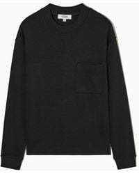 REGULAR-FIT MERINO LONG-SLEEVE T-SHIRT COS Uomo Abbigliamento Top e t-shirt Top 